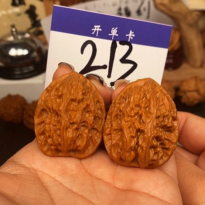 吊坠桃核野鸡34有修s