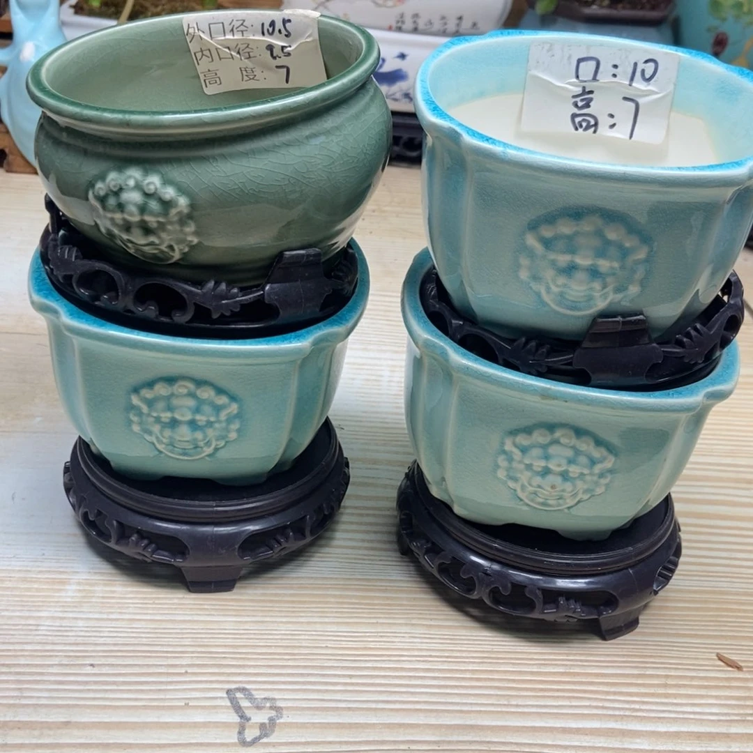 瓷片陶瓷花盆陶瓷艺术