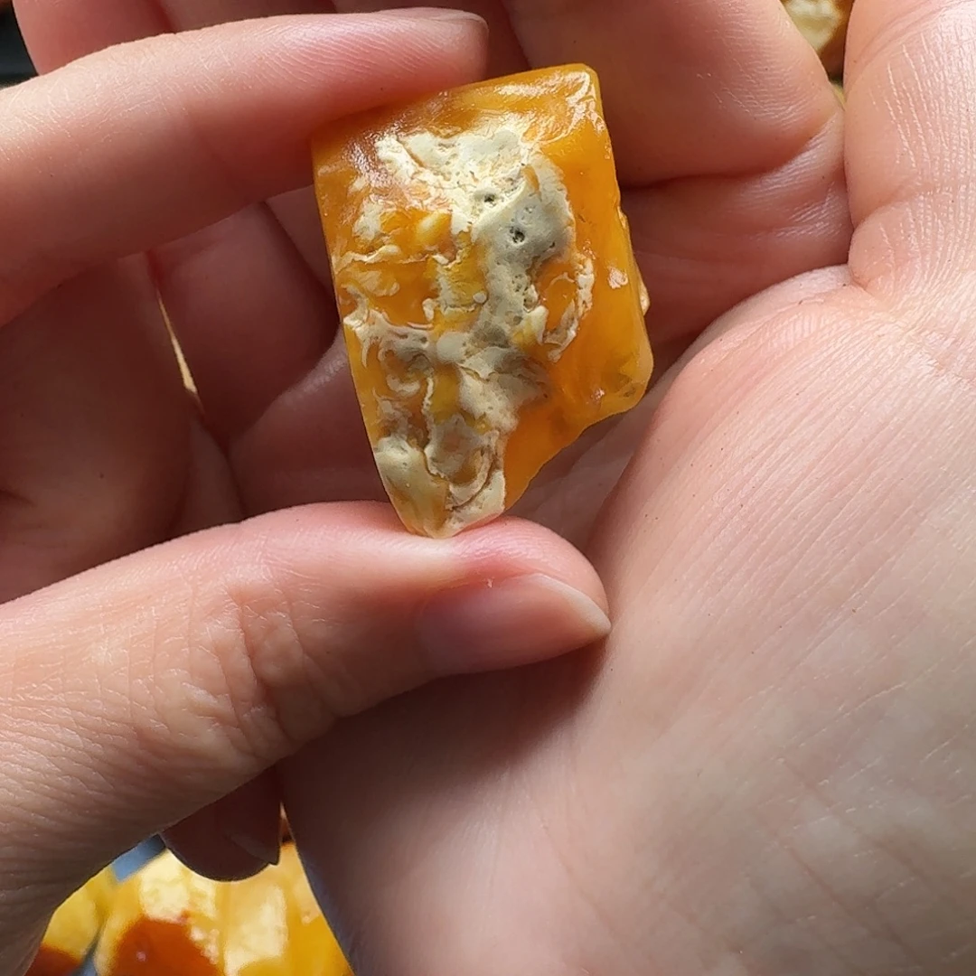 十***粥裸石琥珀未镶嵌琥珀蜜蜡定制