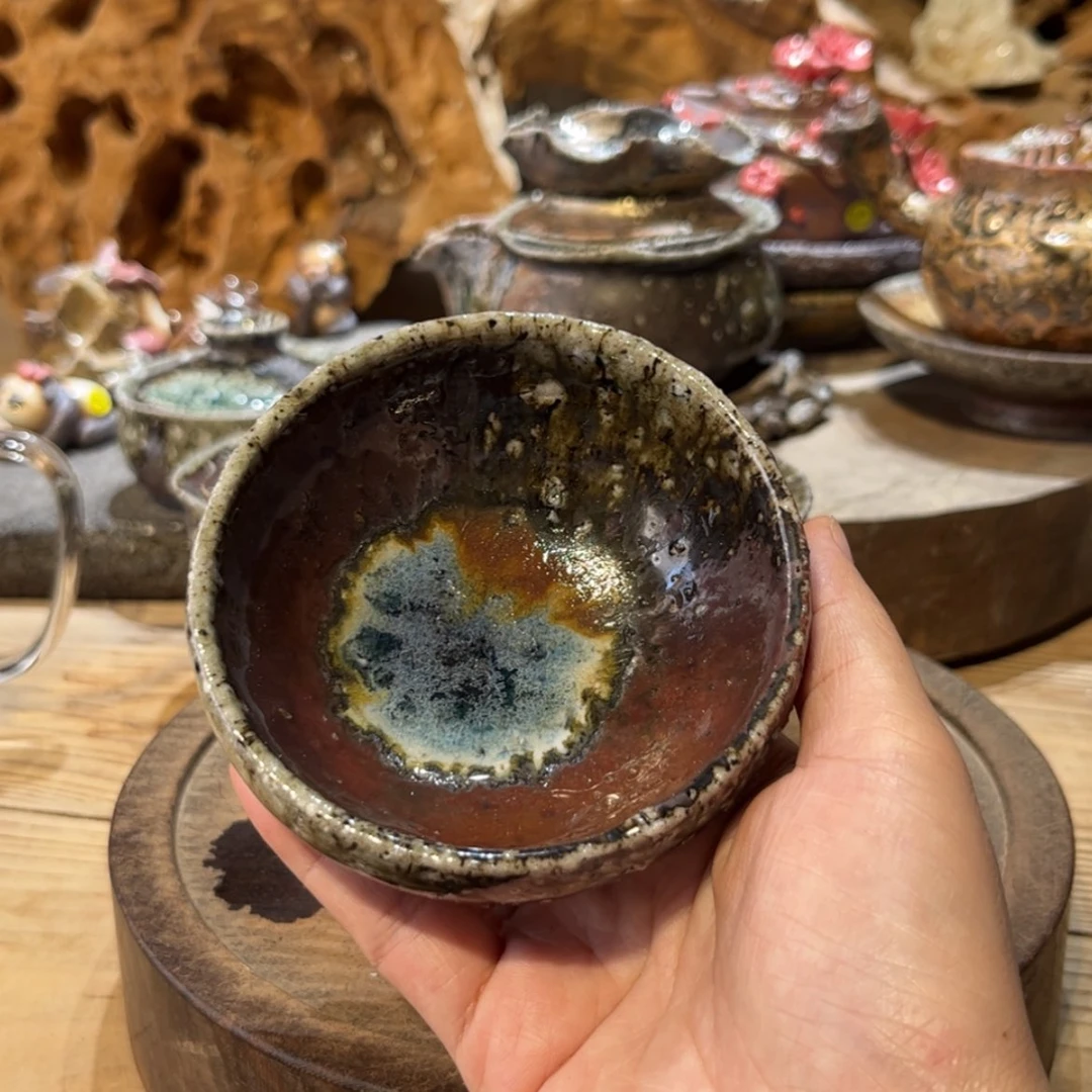 【闪购商品】林**师柴烧茶具手工茶杯255