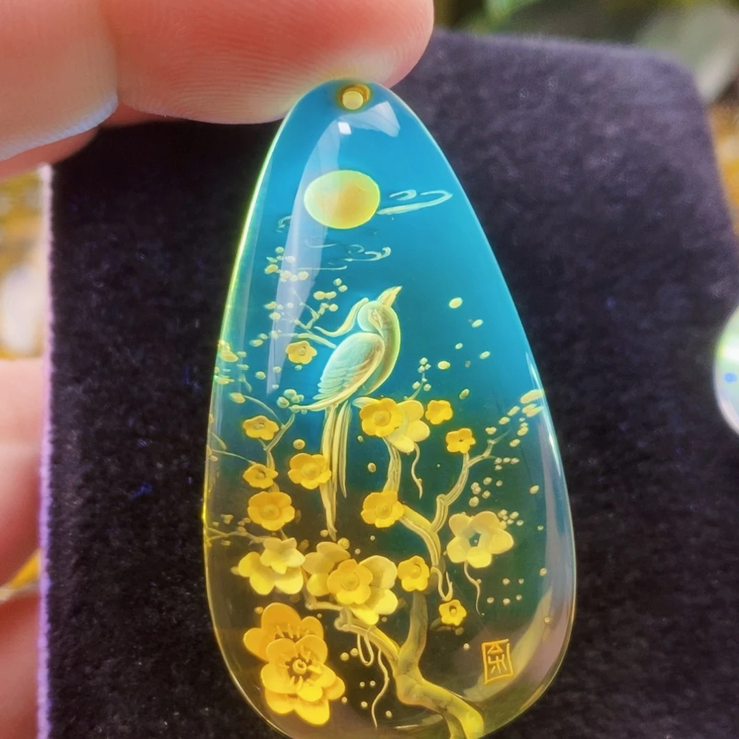 【闪购商品】金珀吊坠(不含链)未镶嵌