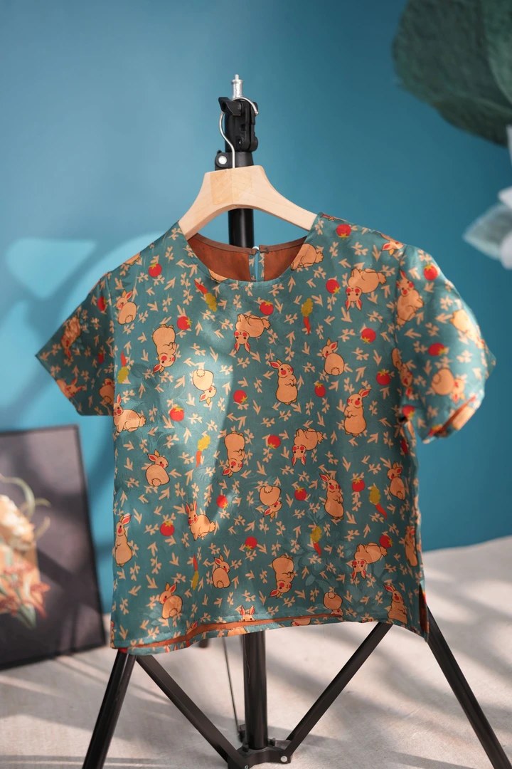 X07.桑蚕丝小孩T裇