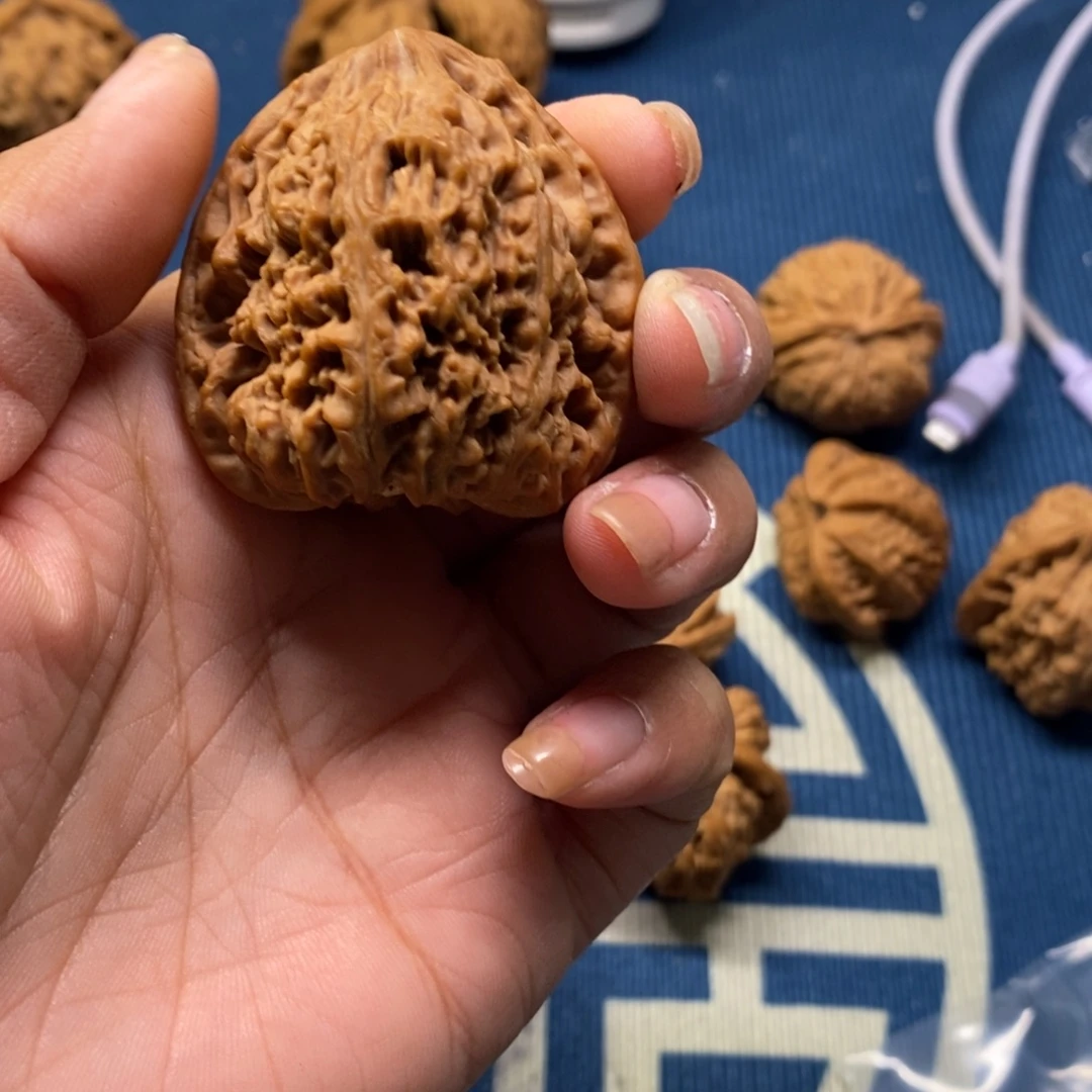 清***月文玩核桃吊坠文玩核桃单只异型