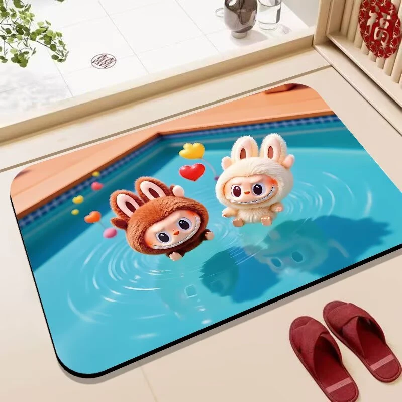 45*70软硅藻泥吸水垫防滑速干耐磨耐脏垫子玄关硅藻泥吸水地垫