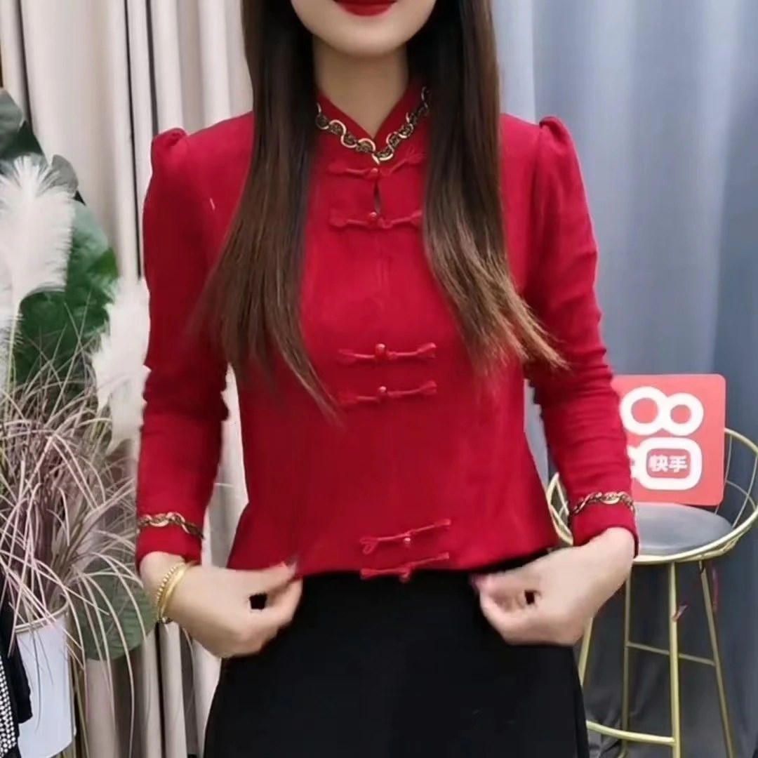 拜年服金边电脑提花拉绒小衫【88】