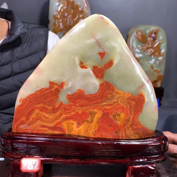 石材天然原石摆件