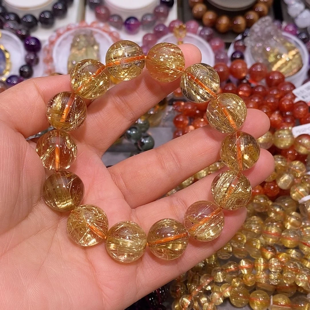 未镶嵌手链水晶金钛晶16