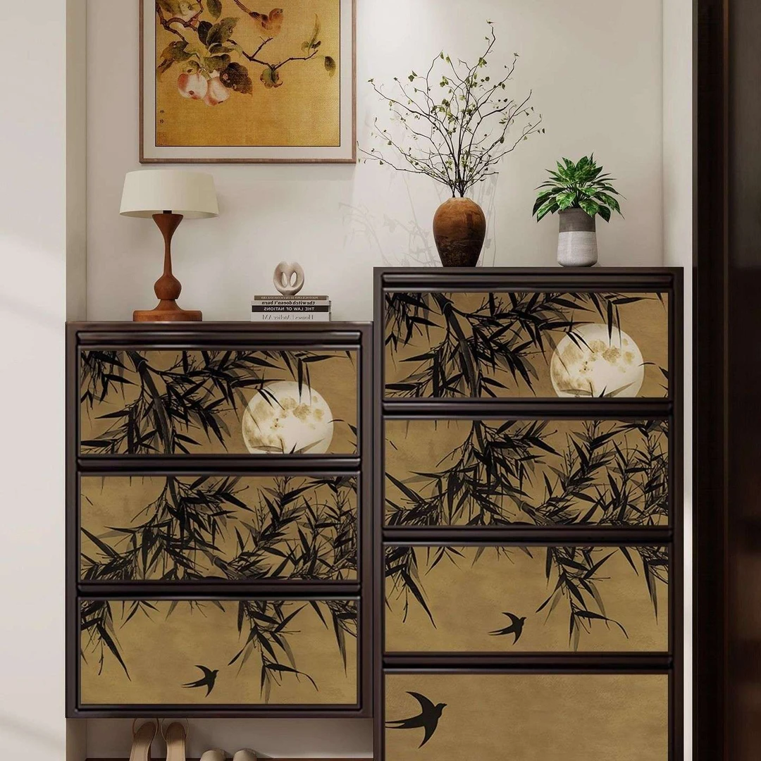 入户鞋柜一体靠墙家用超薄小窄门口门外走廊一体入电梯门组合柜