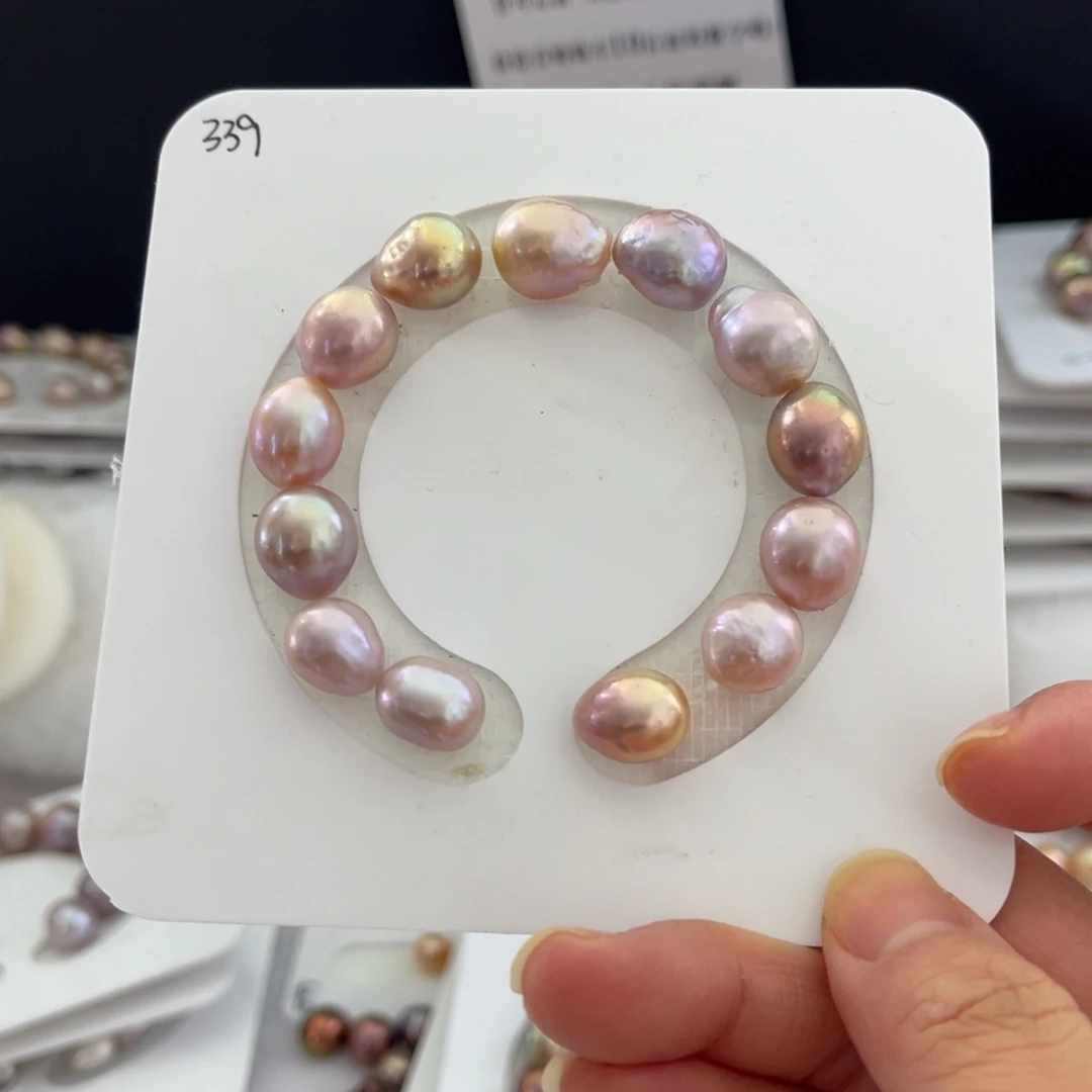 银S925镶嵌手绳淡水珍珠