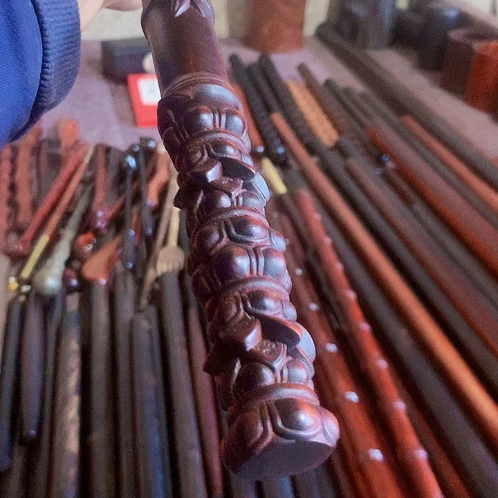 东非黑黄檀（紫光檀）啊*?紫檀木棍