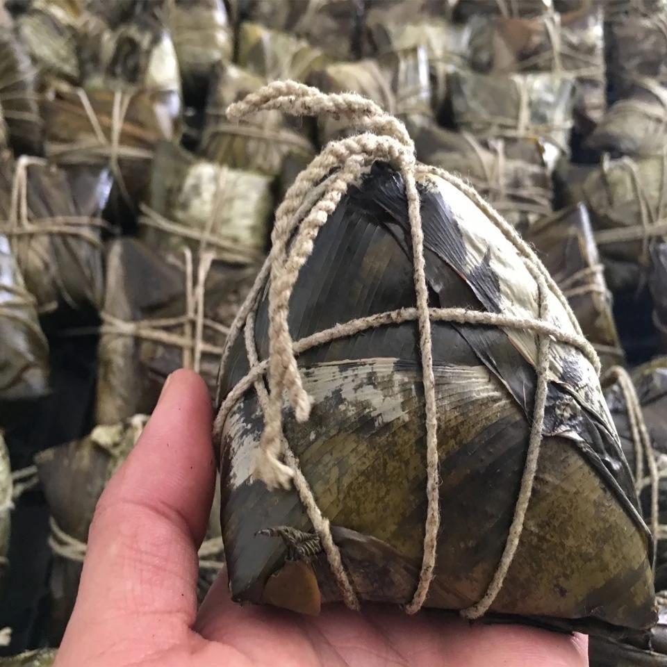 海南定安黑猪肉蛋粽子10颗装每天现做现包现煮包邮