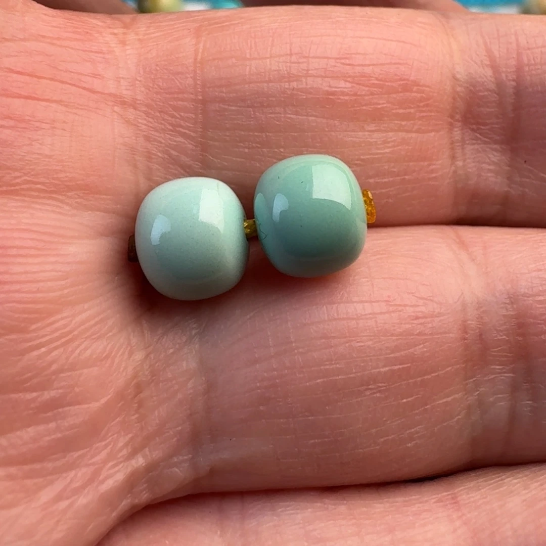 绿松石未镶嵌珠宝奇石8*