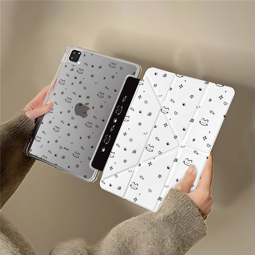 魅榔猫头猫爪适用华为MatePad11.5S保护套pad11平板壳padse带笔槽