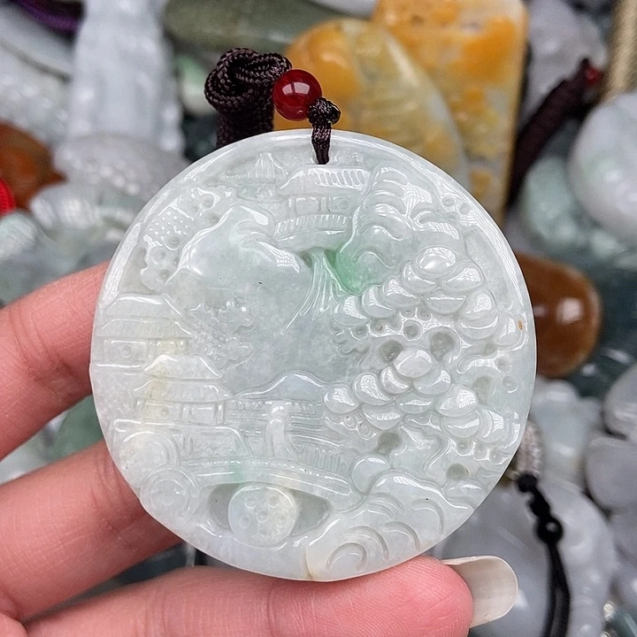 颈饰未镶嵌翡翠翡翠