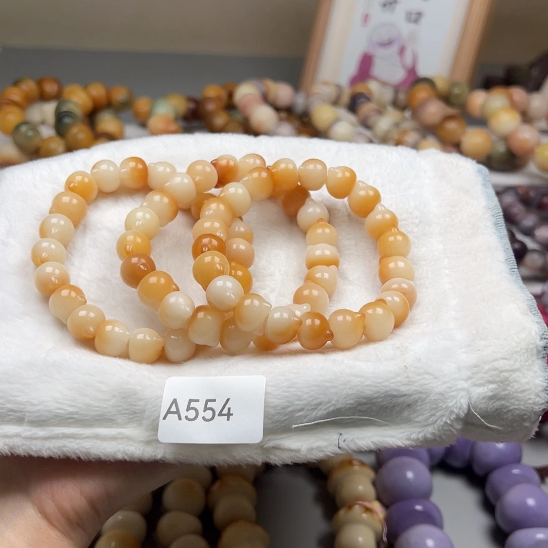 手串菩提根/象牙果通货a554猫头随机一串12m