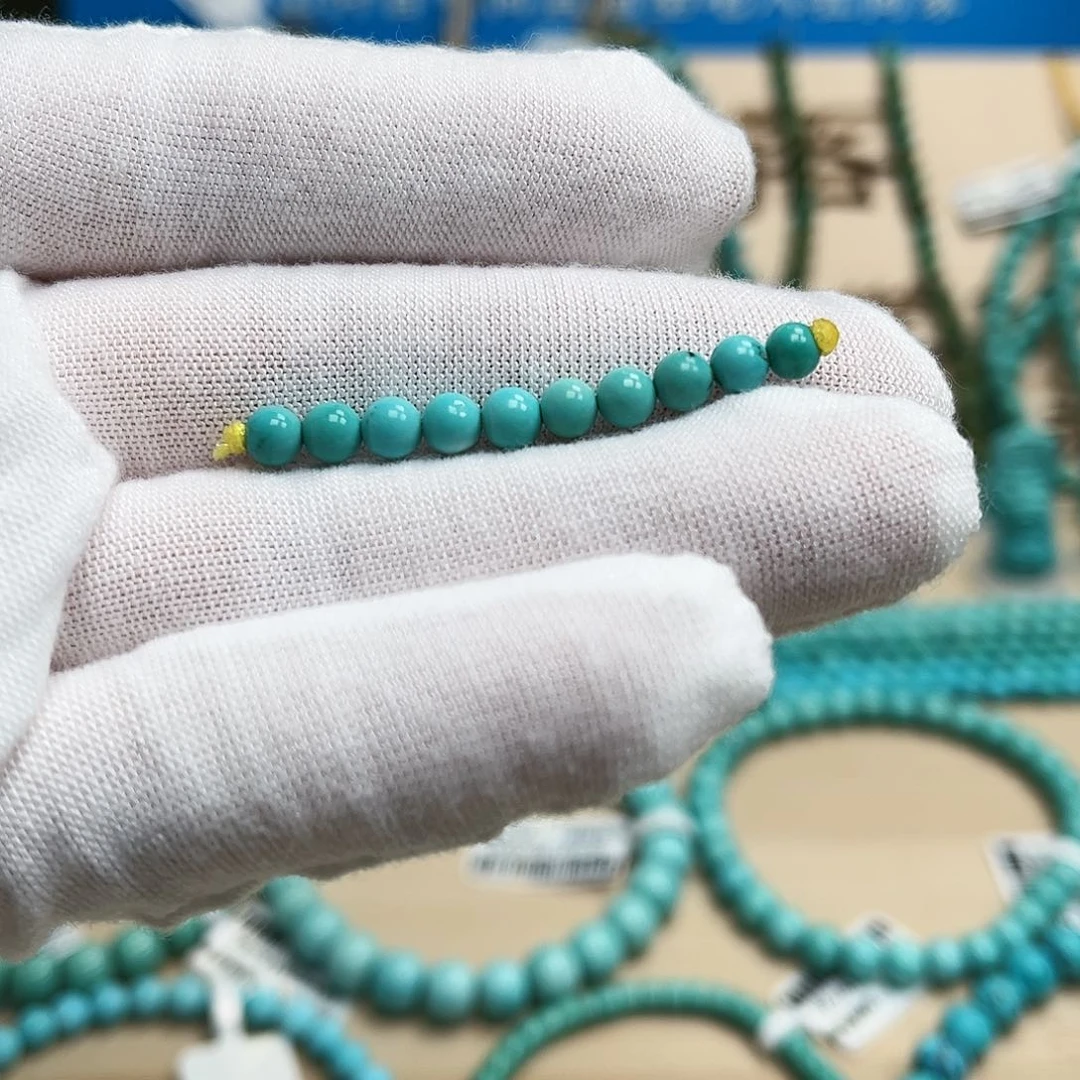 绿松石圆珠未镶嵌