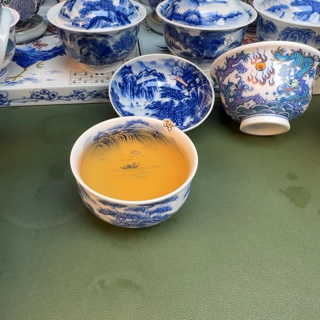 纯手工纯手绘茶具茶具石头345