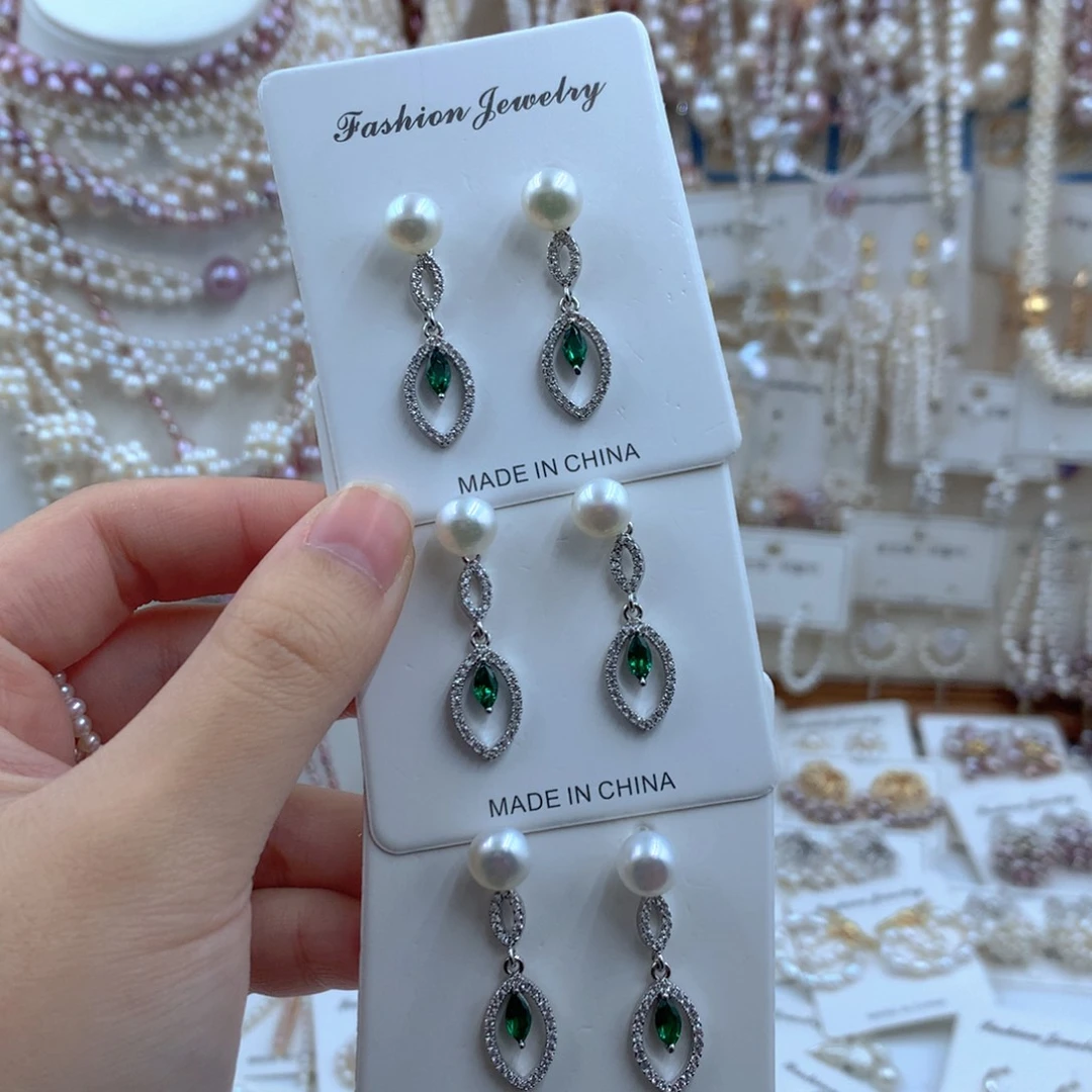 颈饰合金淡水珍珠