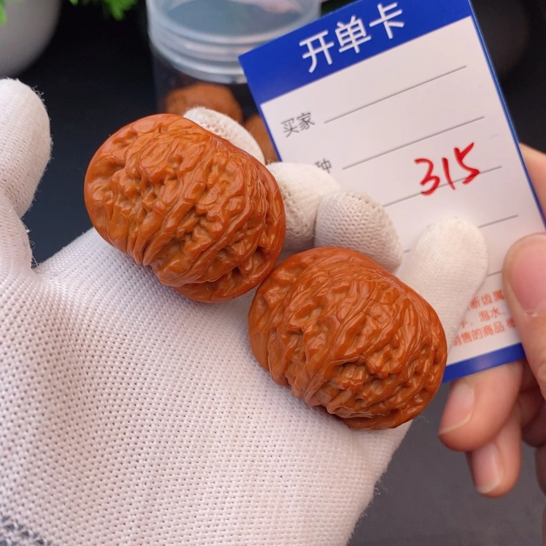 文玩核桃把件40磨盘315