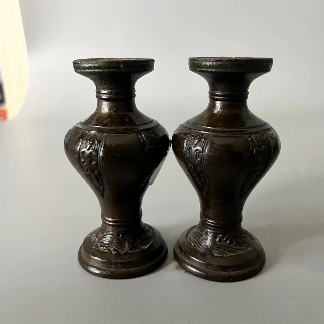 419清铜葫芦瓶一对