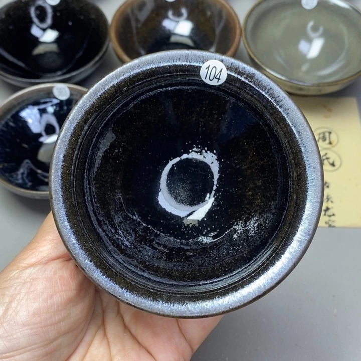 茶盏建窑建盏柴烧主人杯