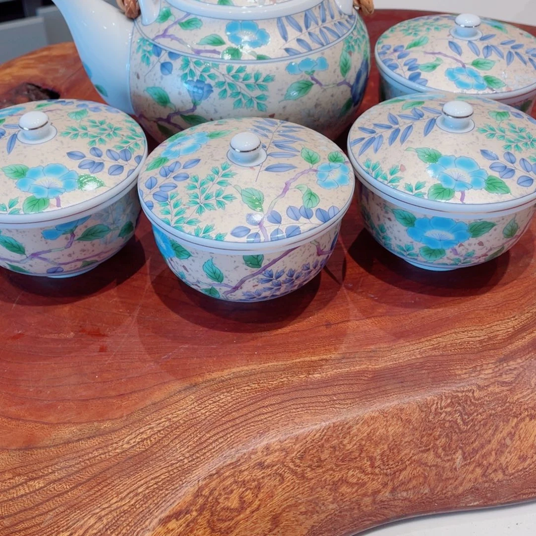 瓷片库山一壶四盖杯新