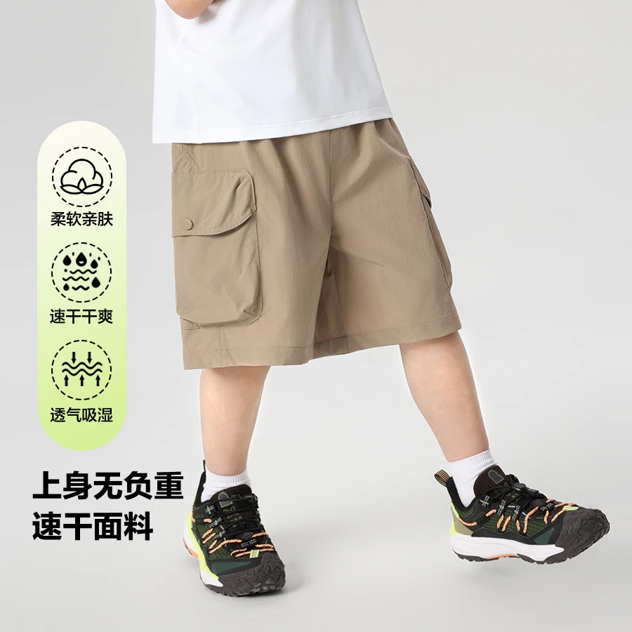 右欧童装男童夏装潮款短裤儿童中裤子大童五分裤新款休闲裤U16150