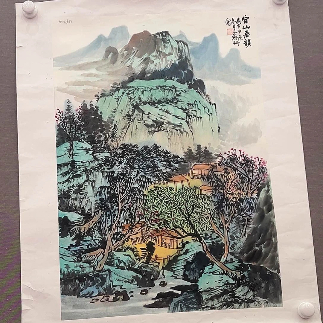 国画苏珊国画作品精品【证件视频资料】