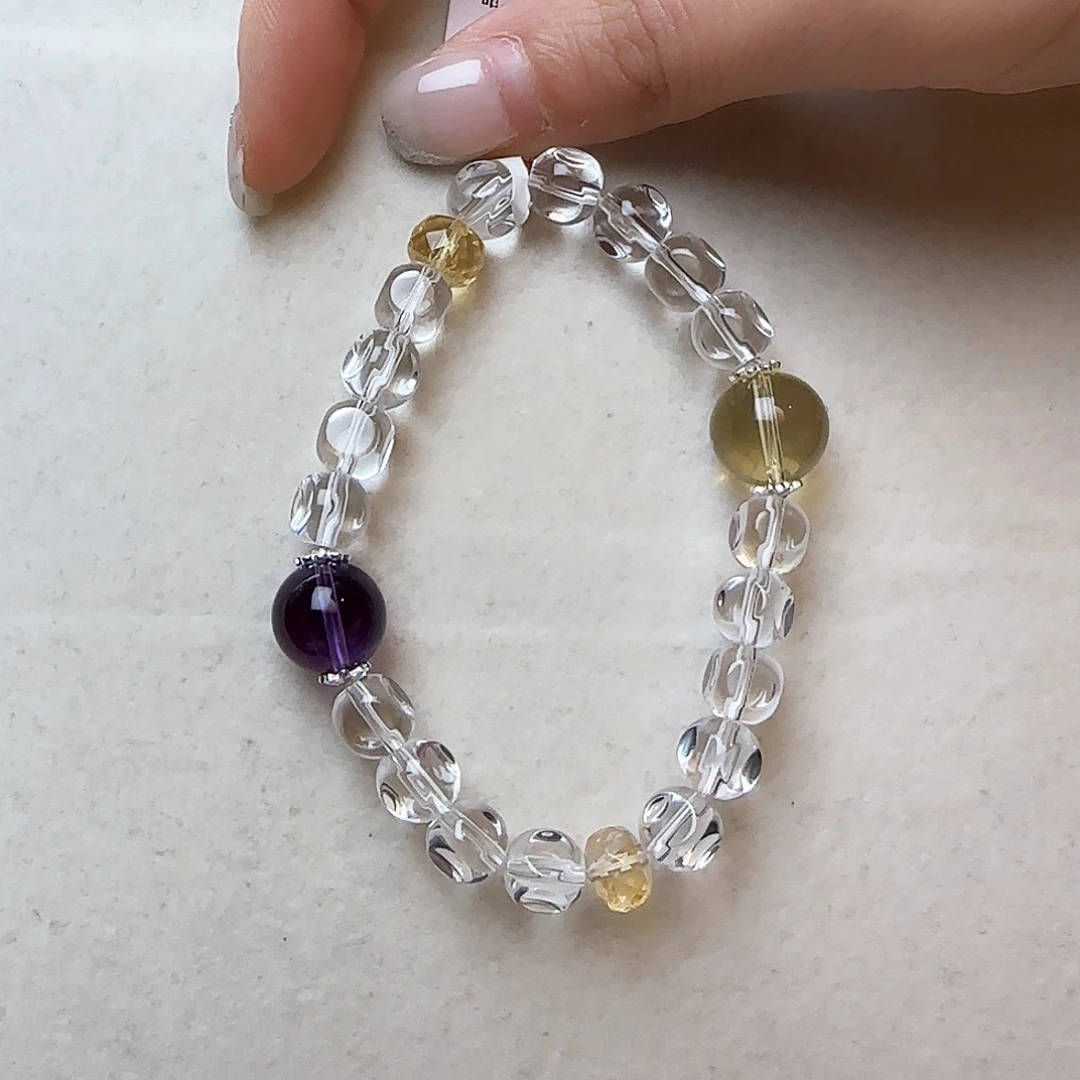 水晶手链未镶嵌大气上档次