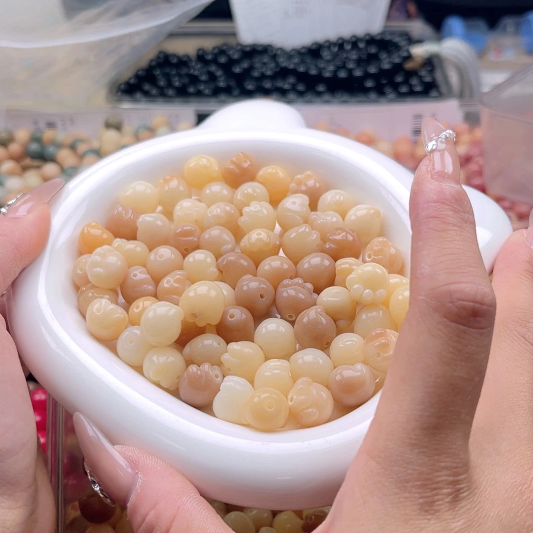 白玉菩提吊坠q12-13mm35颗。猫爪福利不售后
