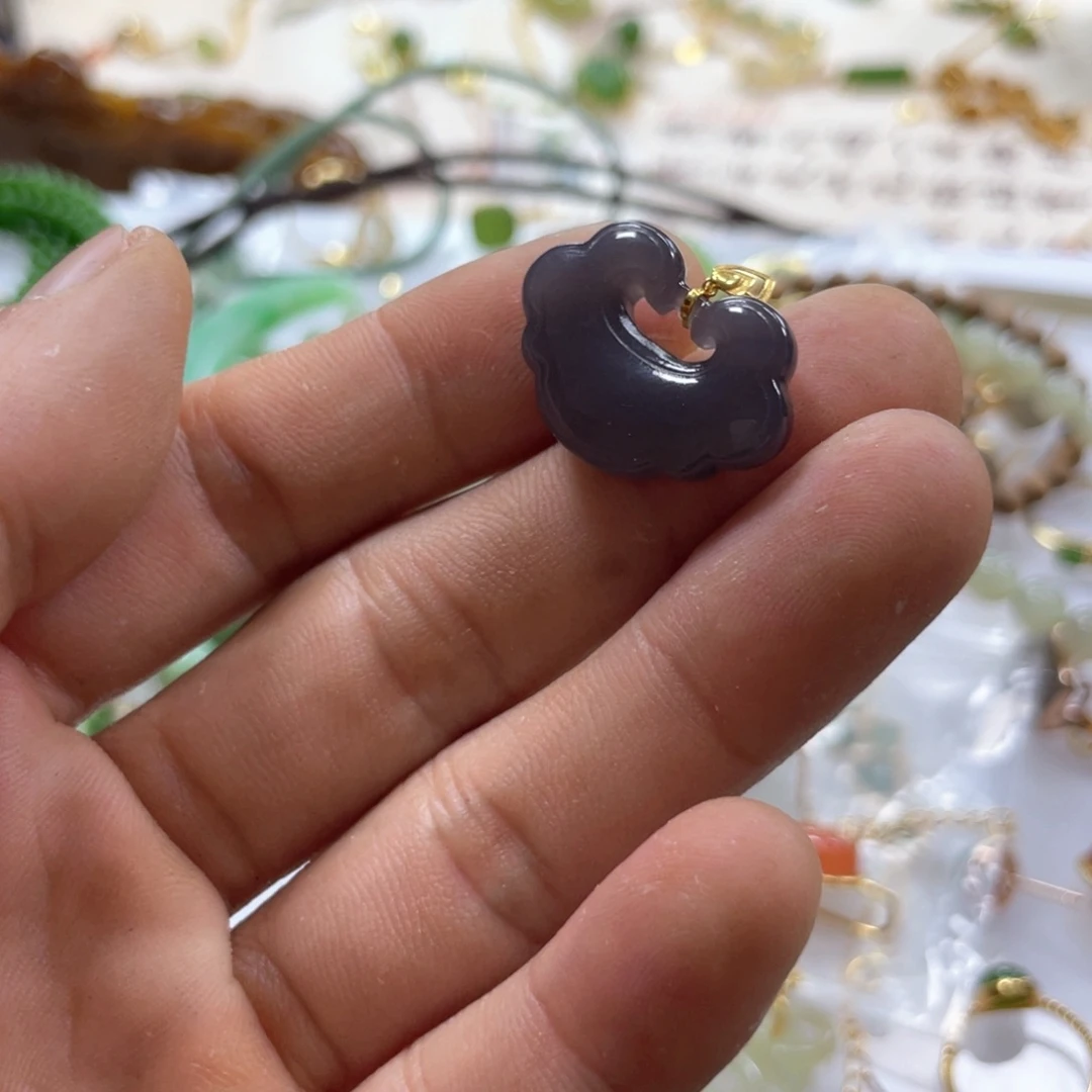 手链18K金镶嵌和田玉