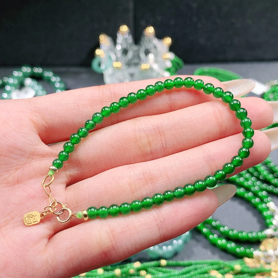 翡翠未镶嵌手链手链