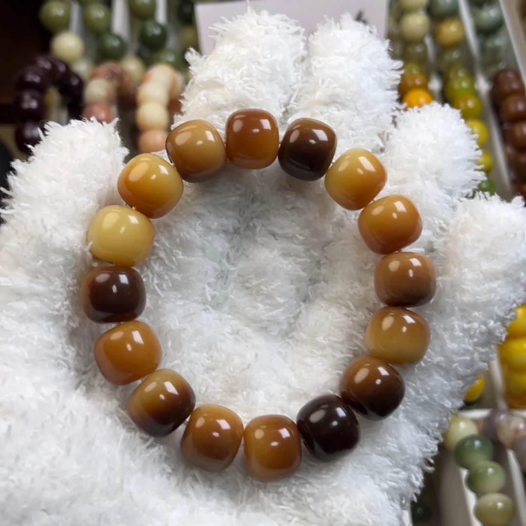 手串菩提根/象牙果炭烧14