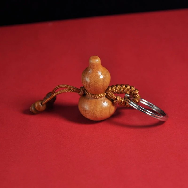 【新人礼】桃木葫芦钥匙扣拍一发二