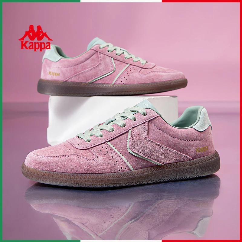 【Kappa背靠背】冰昔奶酪系列德训鞋夏季软底女鞋低帮百搭板鞋D