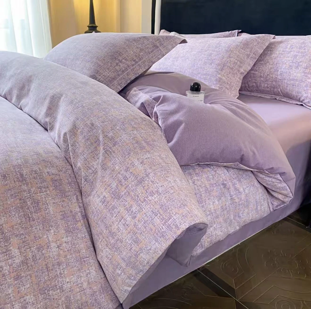 单人被套AB版【紫慕】透气柔软亲肤加厚斜纹面料