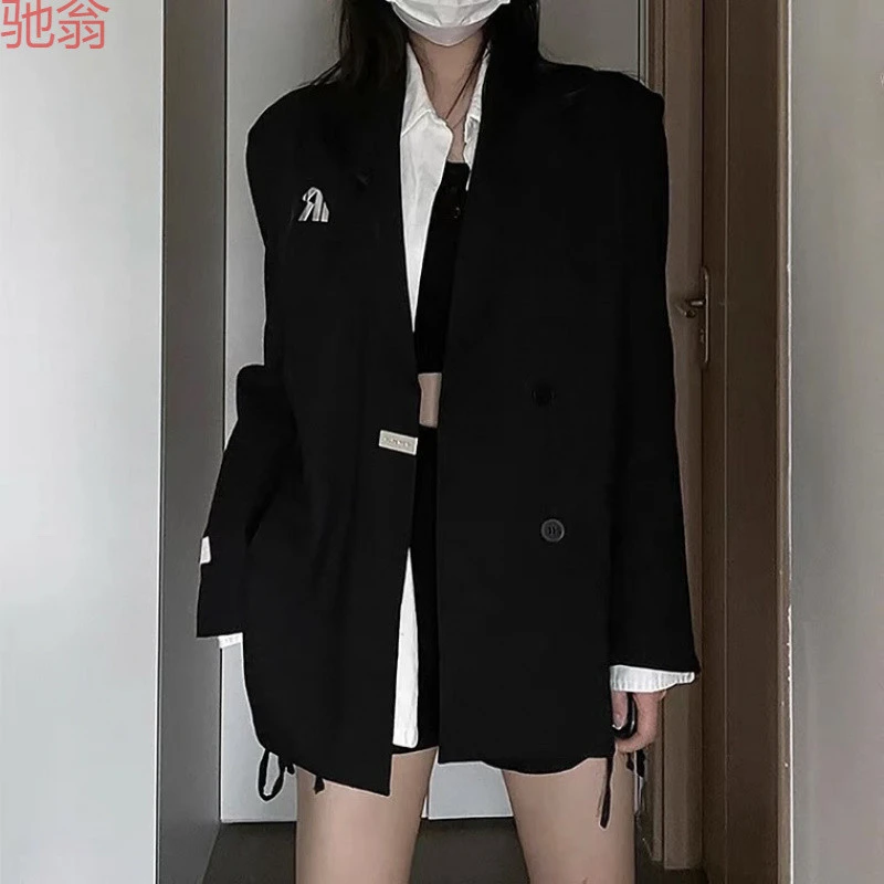高档休闲西装外套女春秋季新款爆款宽松显瘦气质高级遮肉西服上衣