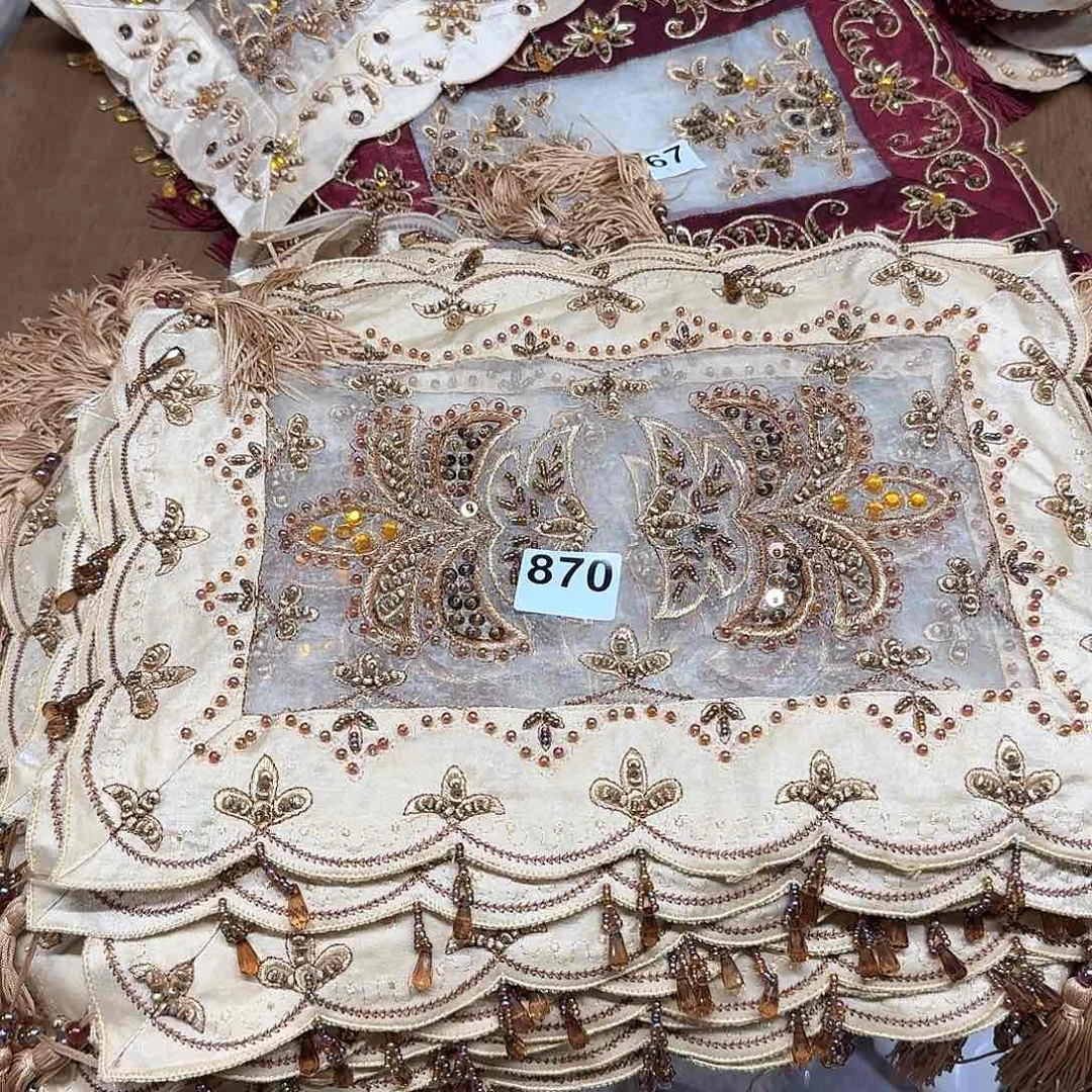 870号 黄凤尾餐垫大迪拜