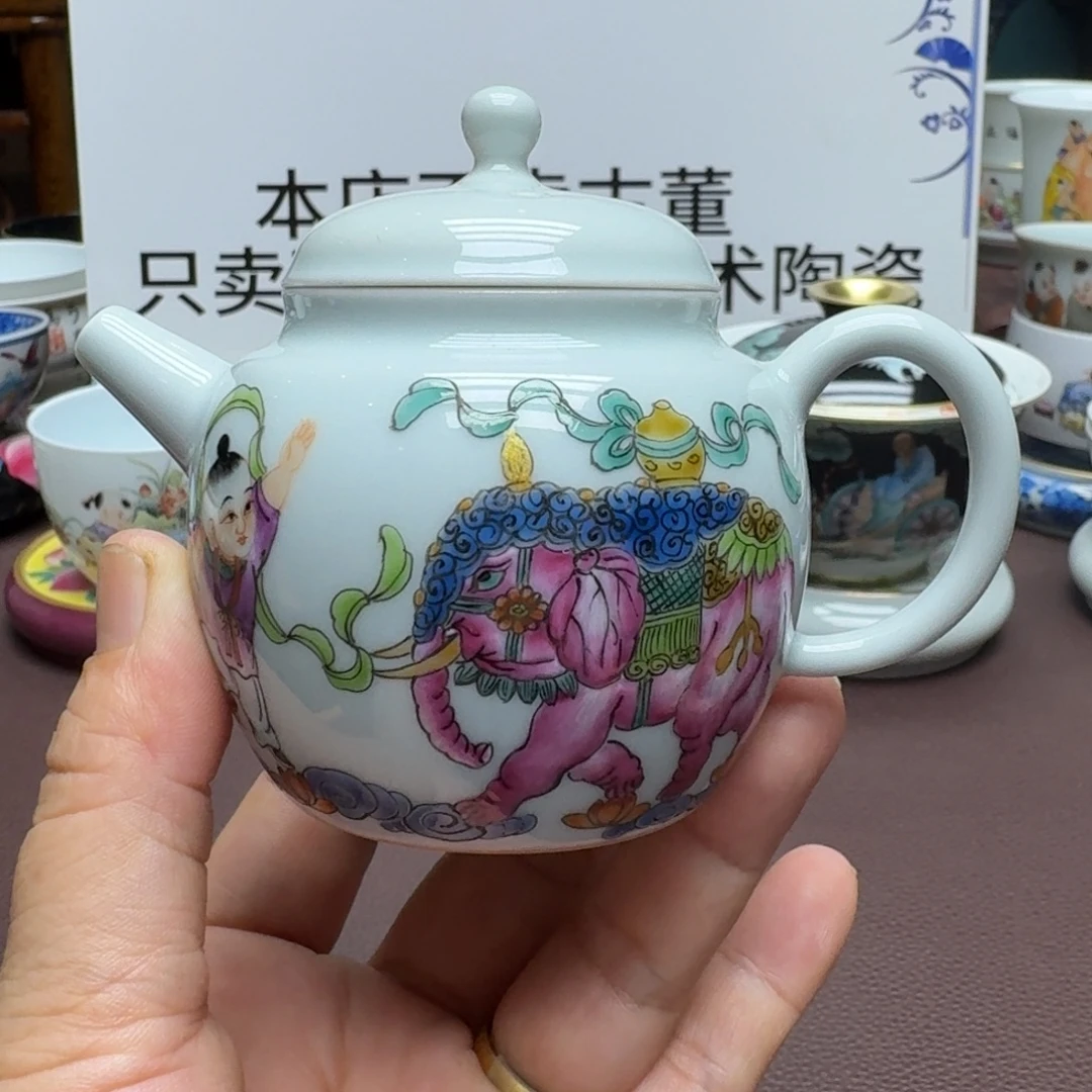 景德镇手工手绘展示