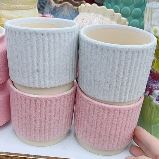 多肉绿植陶瓷花盆9.9包邮