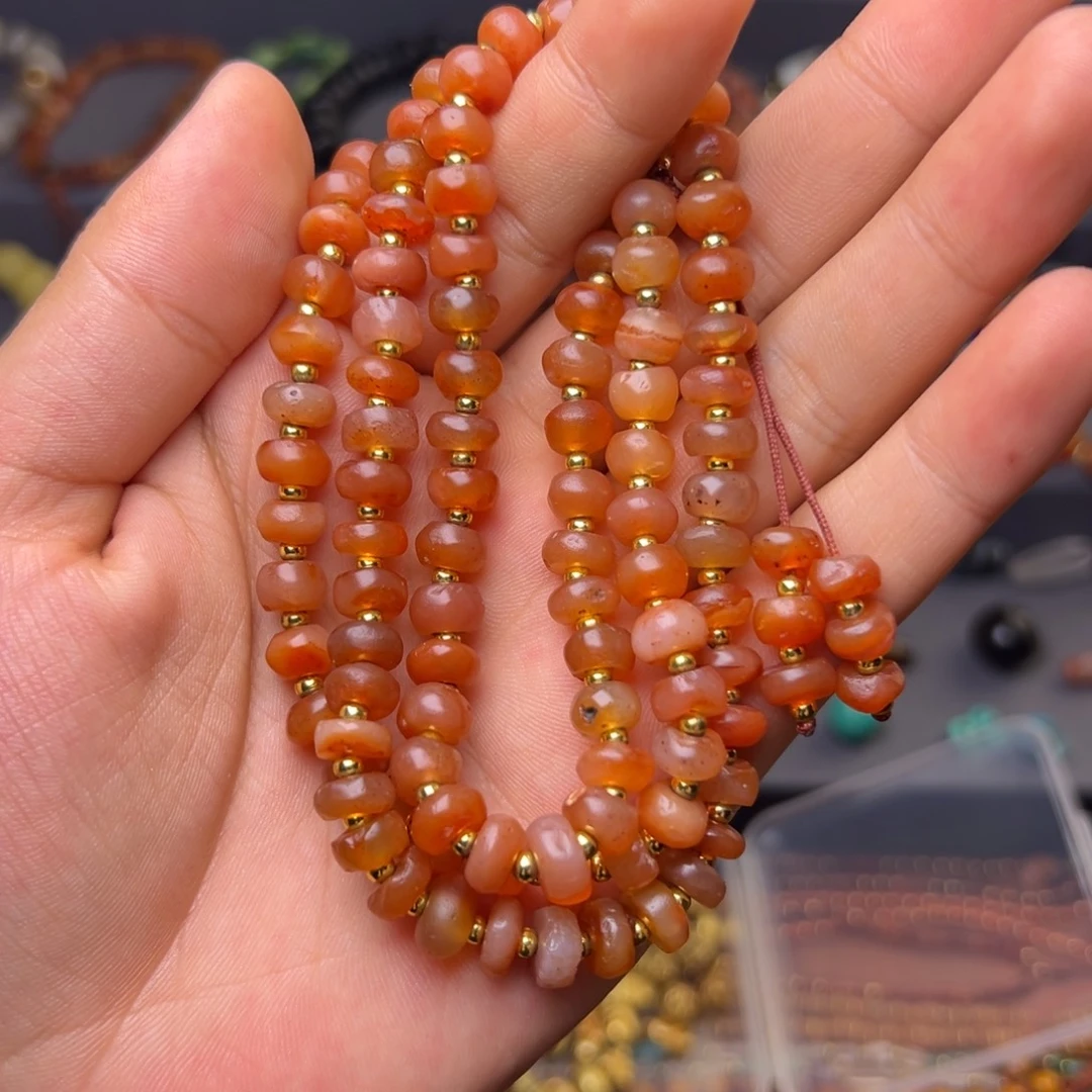 玛瑙/玉髓合金颈饰