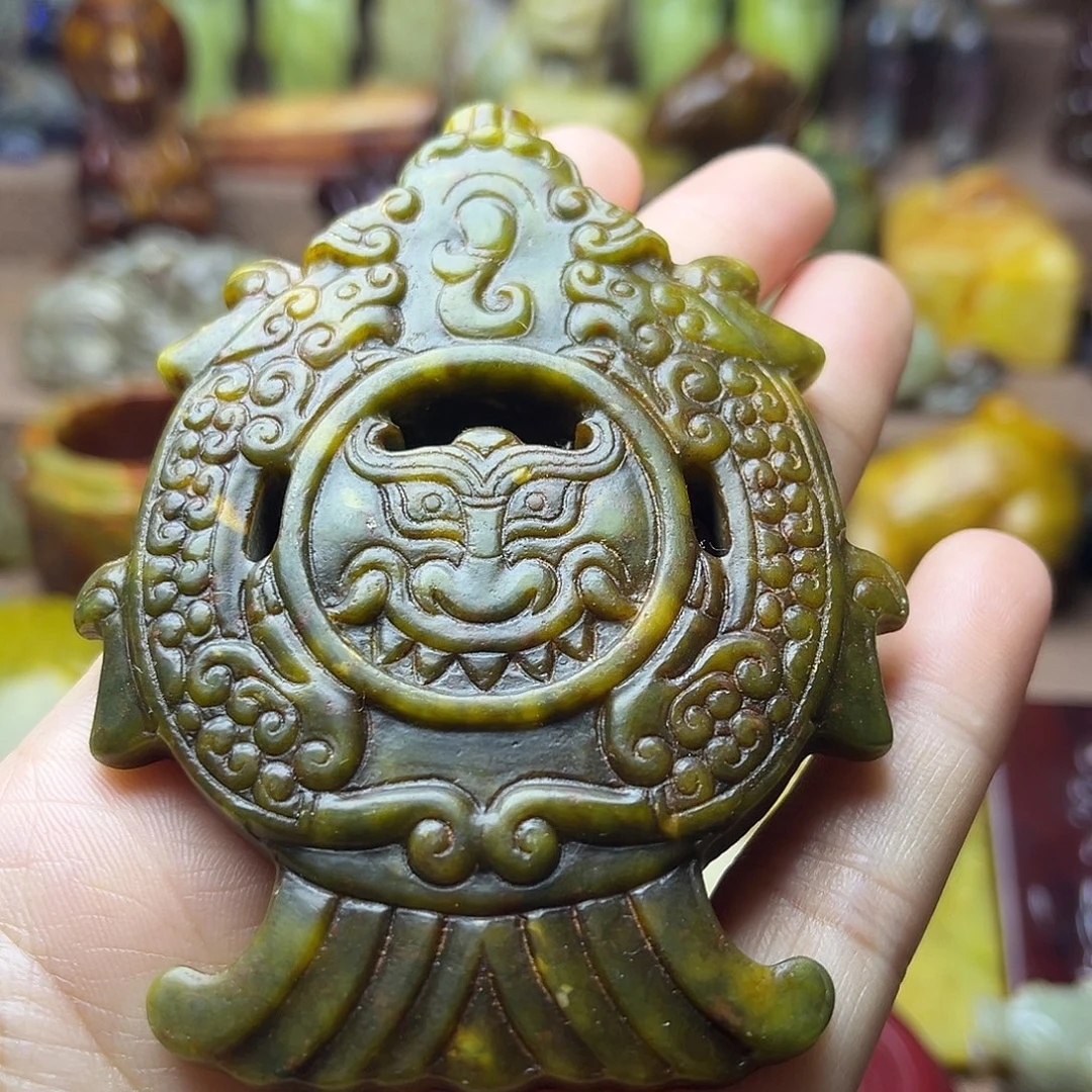 白玉菩提吊坠31。。