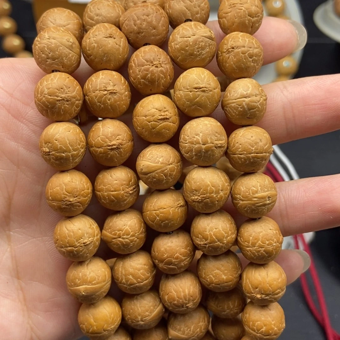 愿***糖手串凤眼菩提11➕素，108长条，25年籽