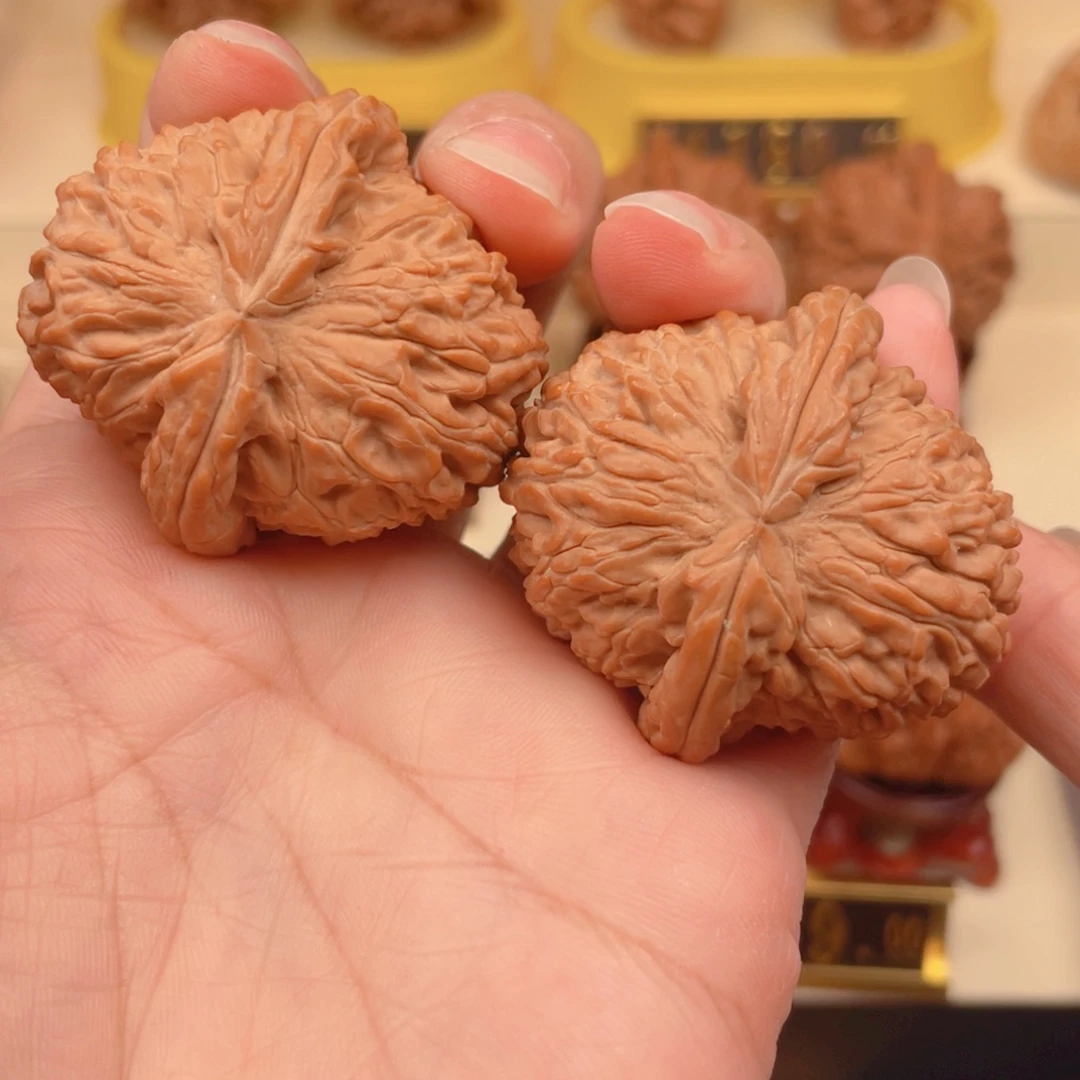 文玩核桃把件精配白狮子41