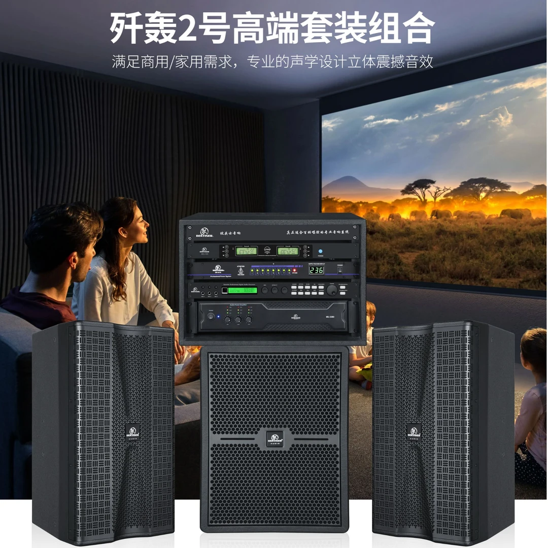 BEATISER歼轰2号高端套装12寸音箱+单15低音炮（不包邮）