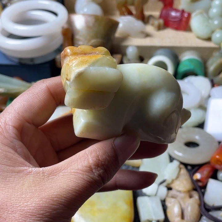 和田玉未镶嵌吊坠(不含链)