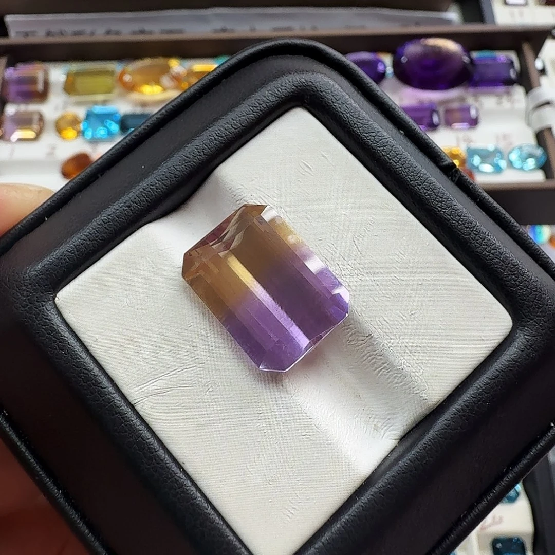 珠宝半成品未镶嵌紫晶福利款12×16毫米