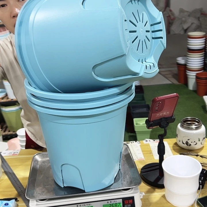 圆控口30高28蓝色无托4只