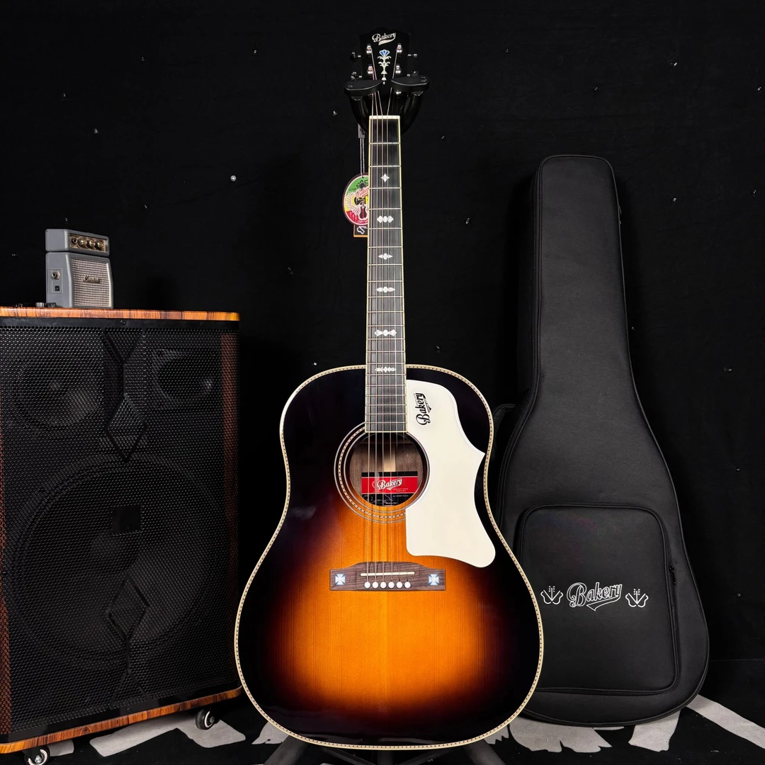 Bakery/贝克丽BJ16M日落色41寸民谣吉他