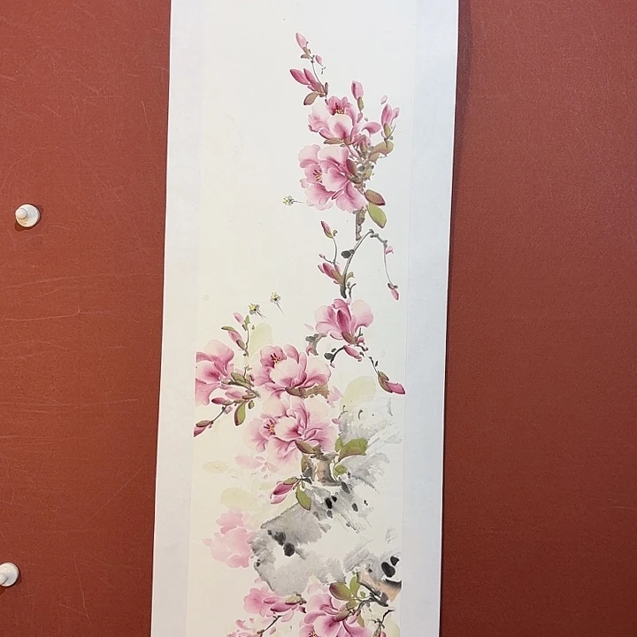 国画听兰老师花鸟